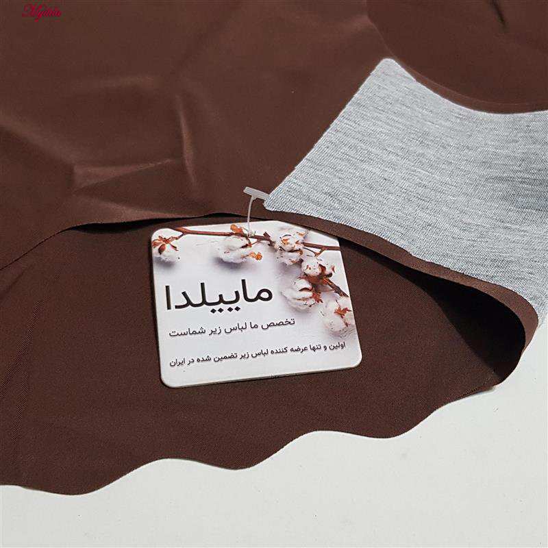 شورت زنانه لیزری قهوه ای روشن کد 4788 ماییلدا