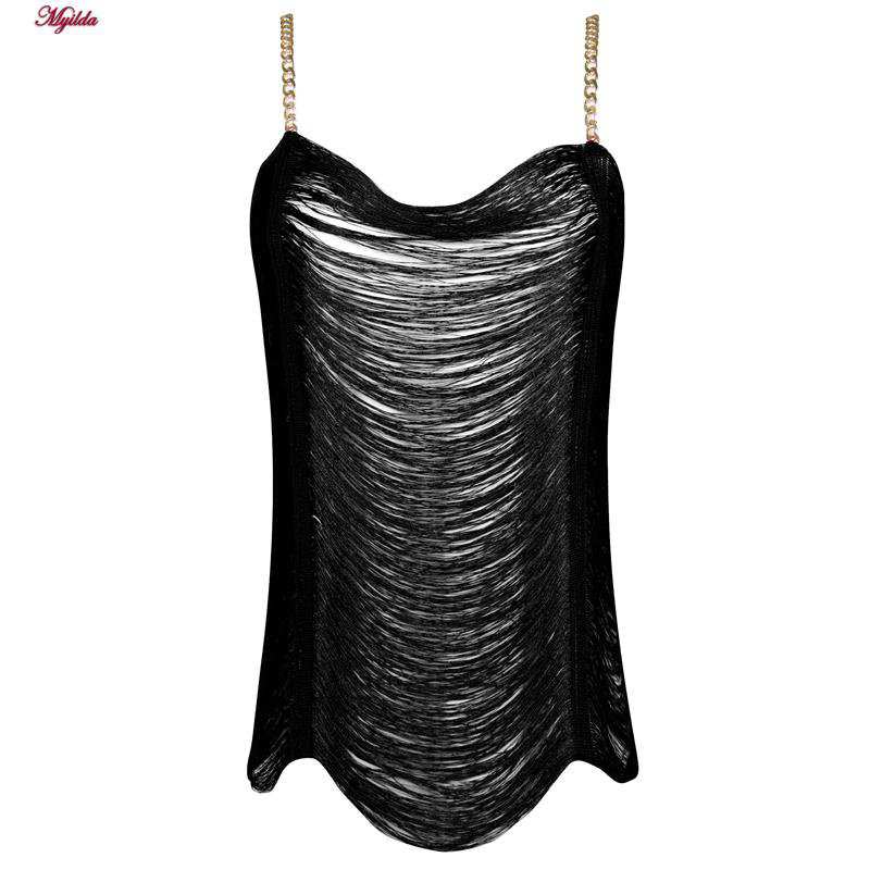 سرهمی زنانه مدل ریش ریش مشکی کد 4709-3002 ماییلدا