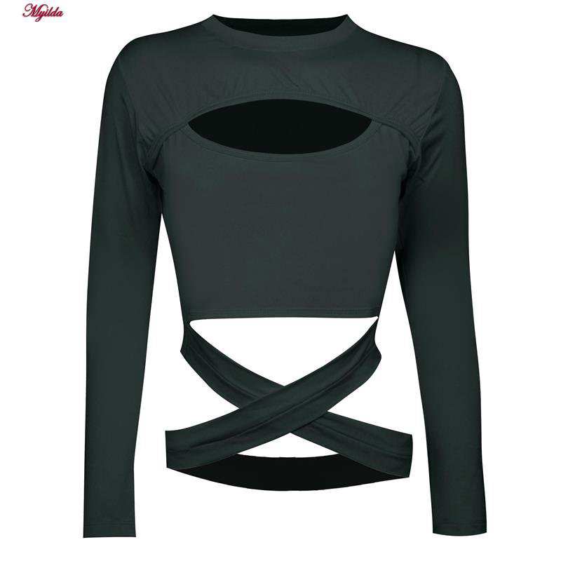 نیم تنه زنانه مدل بند ضربدری کله غازی کد 4723-491P ماییلدا