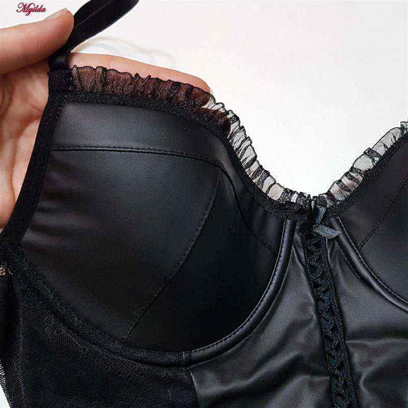ست فانتزی زنانه فیتن فرخ زادی مدل 4762-466 رنگ مشکی به همراه شورت و جوراب ماییلدا