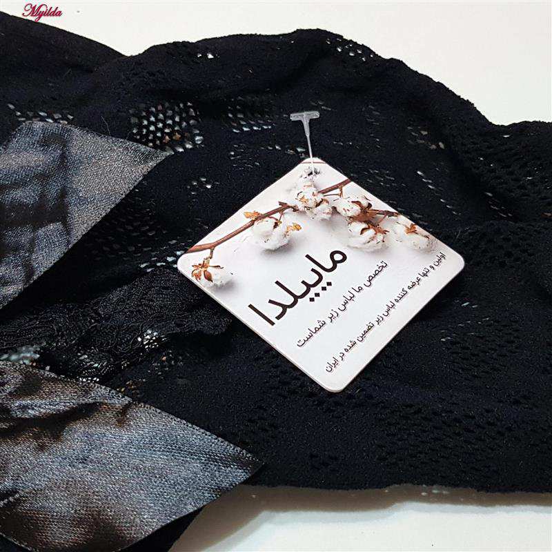 سرهمی فانتزی زنانه کد 4855-S49 رنگ مشکی ماییلدا