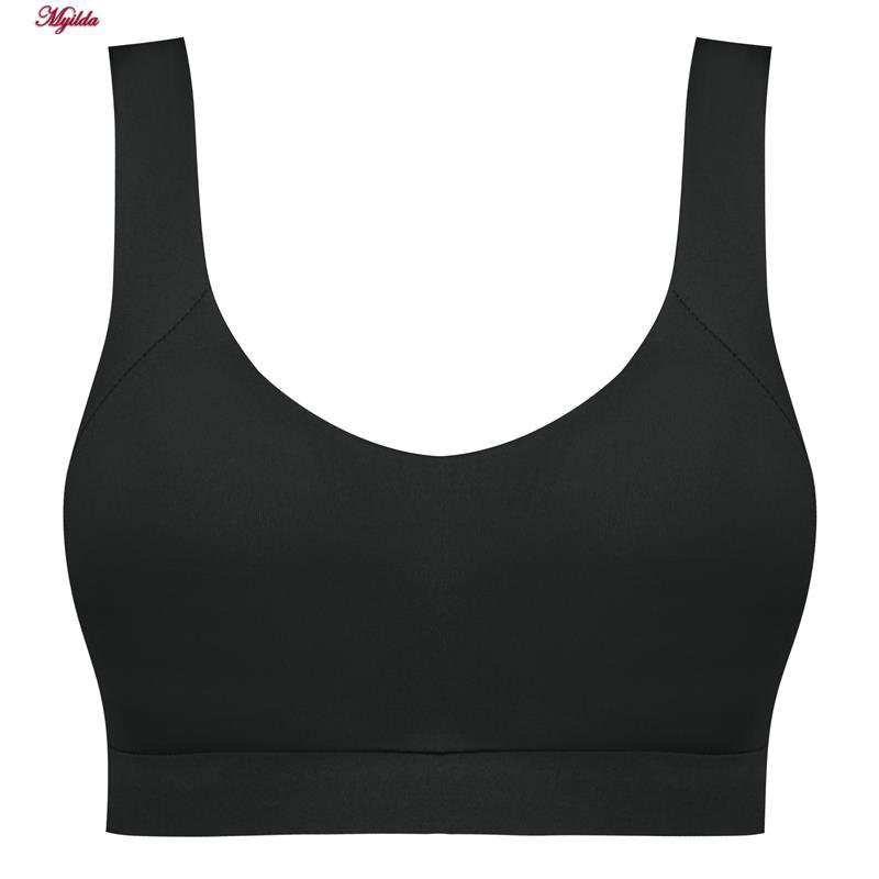 نیم تنه پددار ورزشی زنانه خاکستری تیره کد 4795-329P ماییلدا