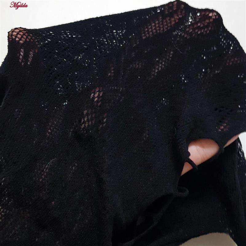 سرهمی فانتزی زنانه کد 4855-7022 رنگ مشکی ماییلدا