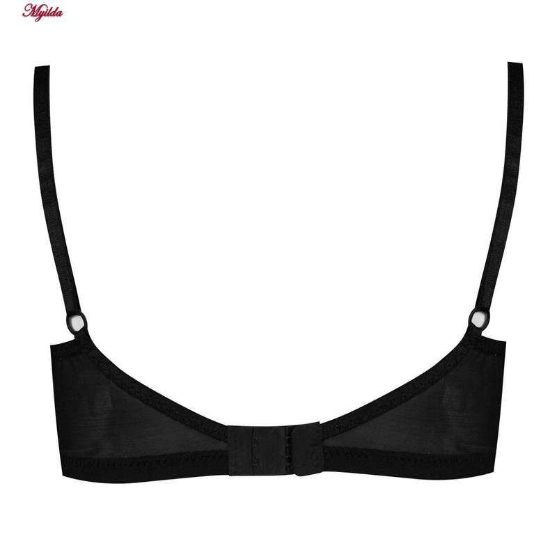 ست شورت و سوتین زنانه کارنا رز مدل پرسی بالا شیشه ای فنردار مشکی کد 4879-2520 ماییلدا