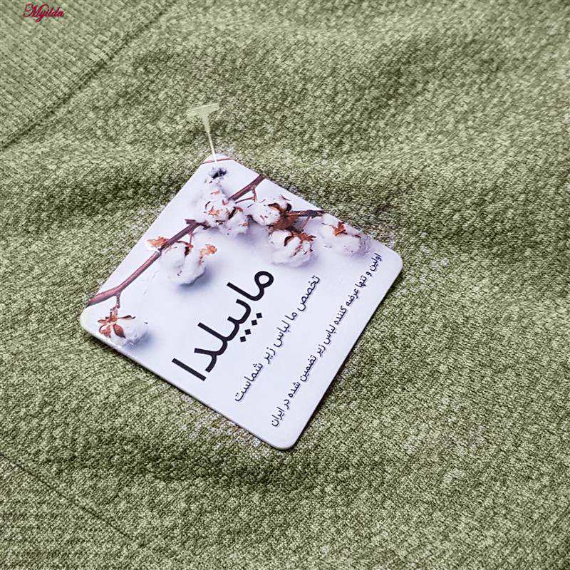 شورتک ورزشی زنانه مدل سیملس سبز کد 4846 ماییلدا