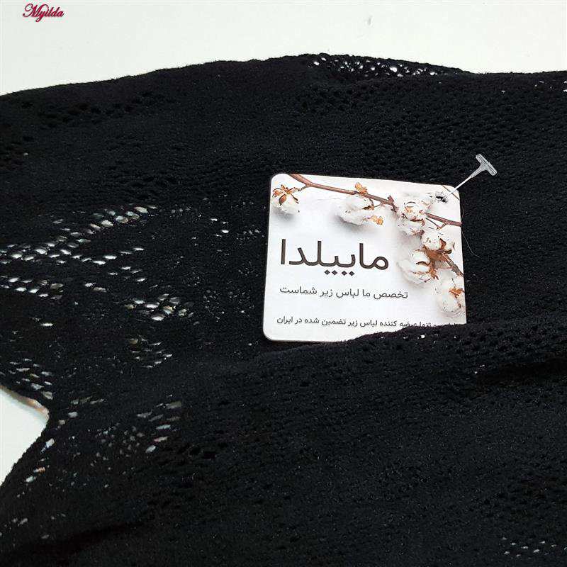 سرهمی فانتزی مدل فیشنت کد 4855-87049 رنگ مشکی ماییلدا