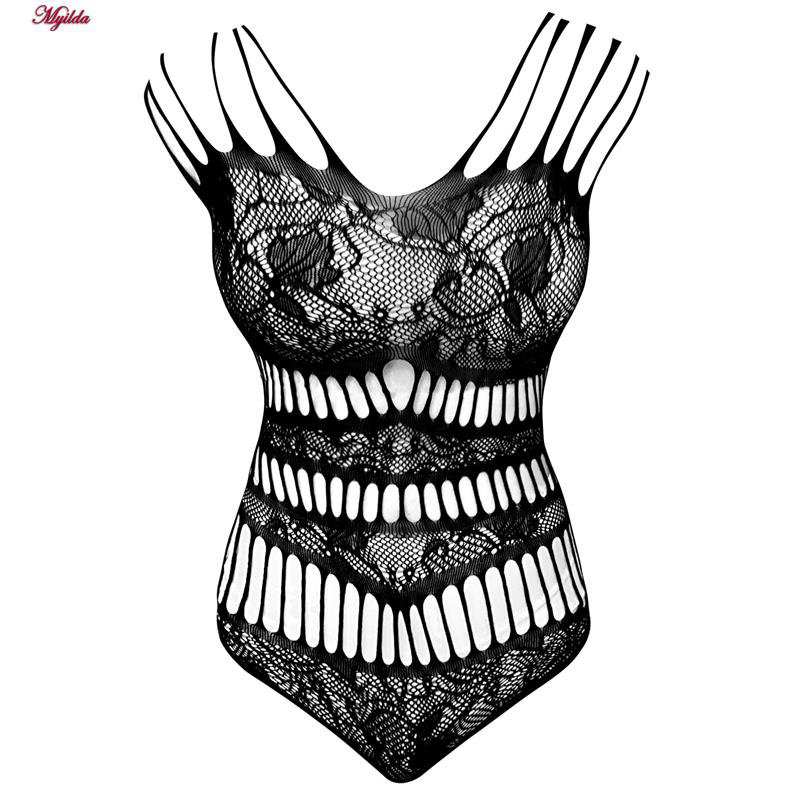 بادی فانتزی کد 4855-86505 رنگ مشکی ماییلدا