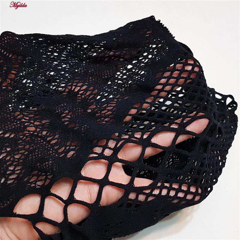 بادی فانتزی مدل فیشنت کد 4855-86138 رنگ مشکی ماییلدا