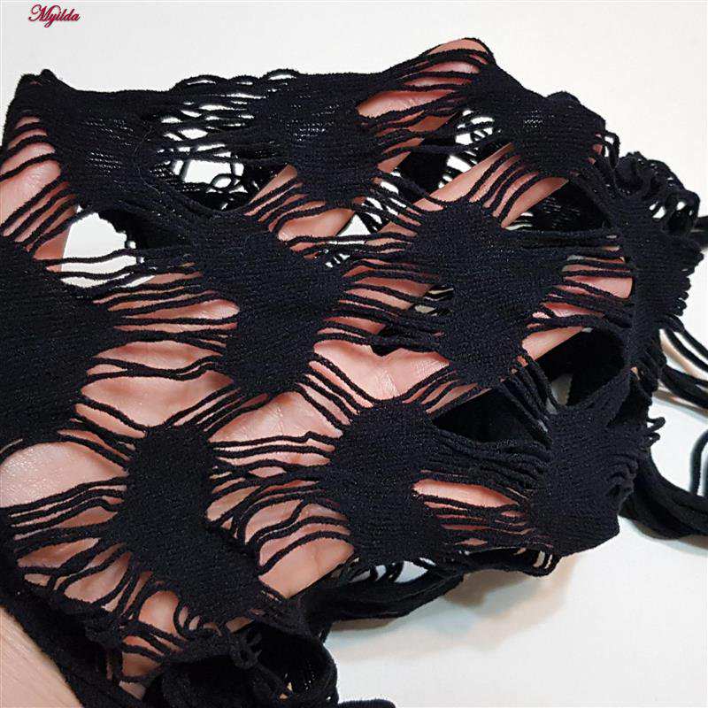 سرهمی فانتزی مدل فیشنت کد 4855-8575 رنگ مشکی ماییلدا