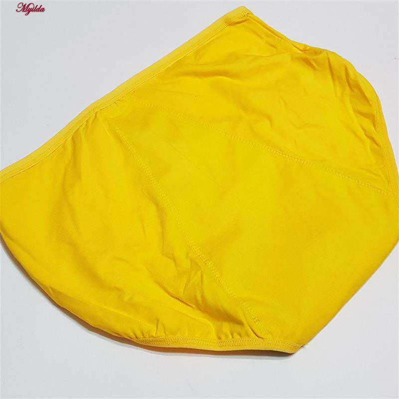 شورتکس زنانه ال کیم مدل دولایه زرد کد 4920-489 ماییلدا