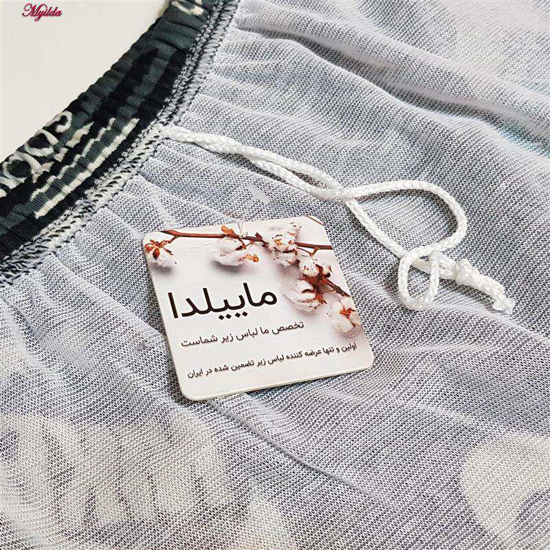 مایو مردانه مدل جیبدار خاکستری تیره کد 4932 ماییلدا