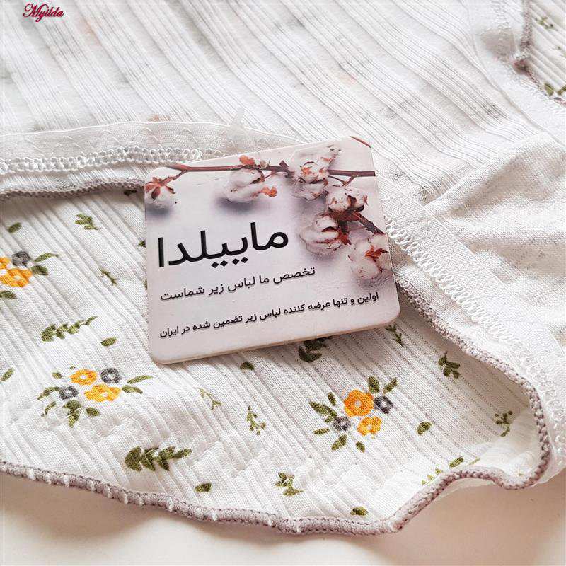 شورت زنانه مدل گلهای بهاری طوسی کد 4973 ماییلدا