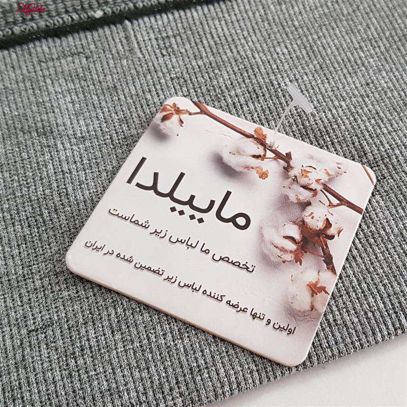 ست نیم تنه و شورت ورزشی زنانه مدل سیملس طوسی کد 4965 ماییلدا