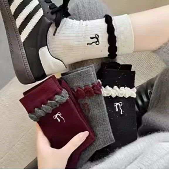 جوراب ساقدار پاپیونی کد n-1381 ماییلدا