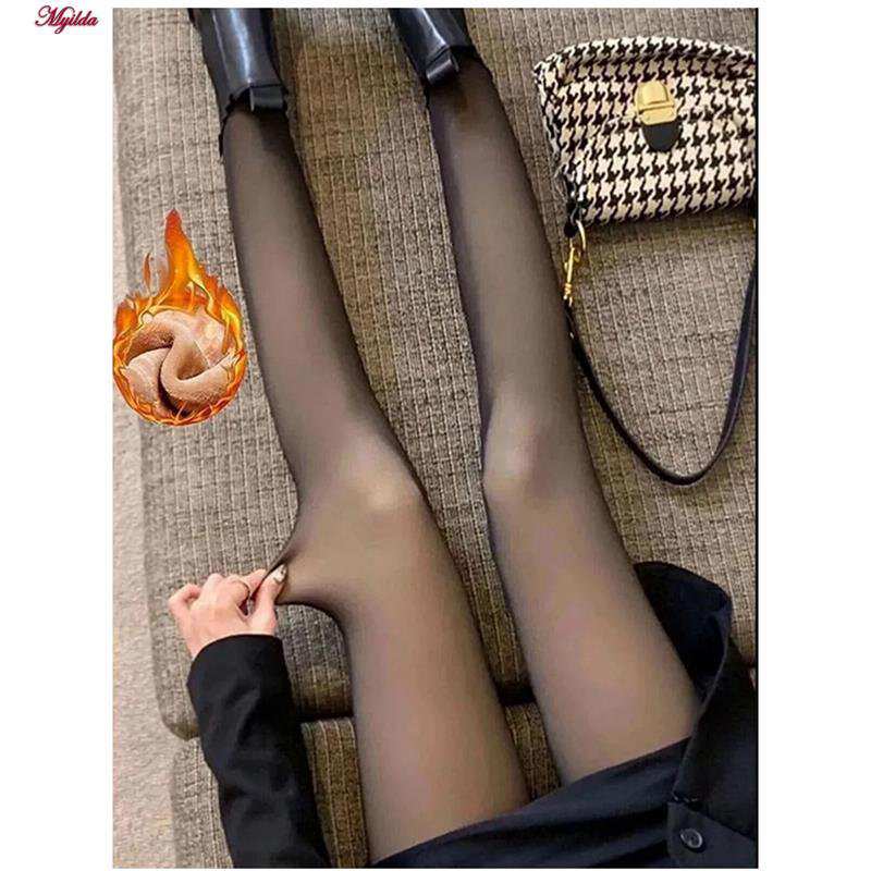 جوراب شلواری زنانه نانو مدل سه بعدی توکرکی زمستانی ماییلدا