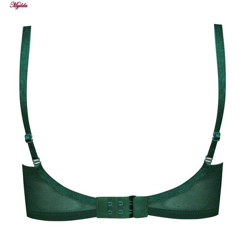 سوتین زنانه فنردار ساتن سبز برتا کد 5117-555-G ماییلدا