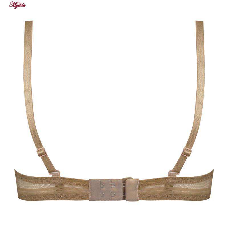 ست شورت و سوتین زنانه مدل فنردار کرم برتا کد 5100-2420-E ماییلدا
