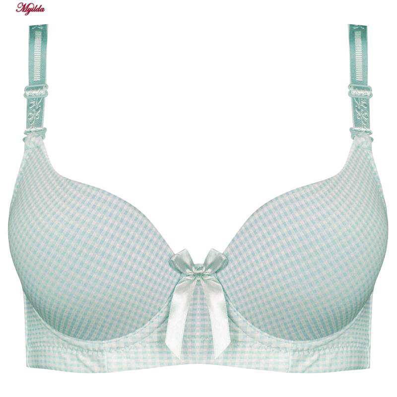 ست شورت و سوتین زنانه پدلی مدل بند متحرک فنردار چهارخانه کد 5125-P131 ماییلدا