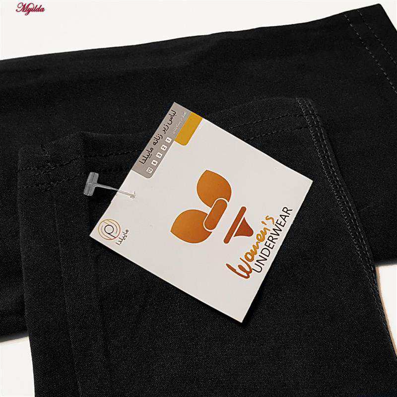 سرهمی ورزشی زنانه ماییلدا مدل بند ضربدری کد 5173 رنگ مشکی