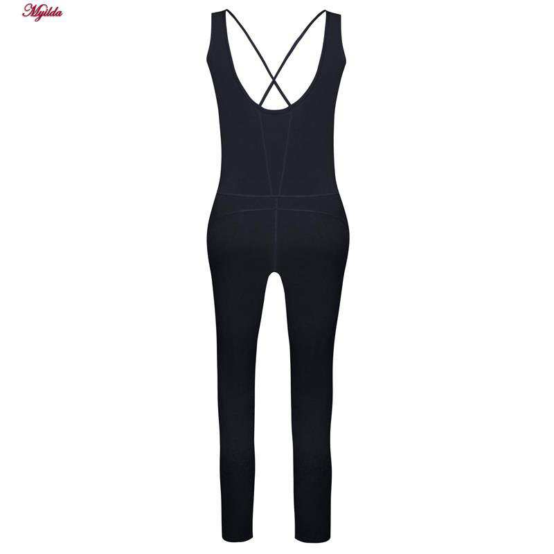 سرهمی ورزشی زنانه ماییلدا مدل بند ضربدری کد 5173 رنگ خاکستری تیره