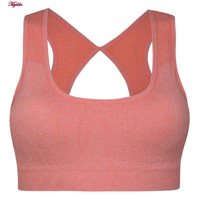 ست نیم تنه و شلوارک ورزشی زنانه ماییلدا مدل سیملس پشت چین دار پددار کد 5172 رنگ گلبهی