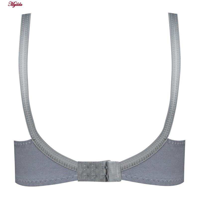 سوتین زنانه ماییلدا مدل بدون فنر کد 3400 رنگ طوسی