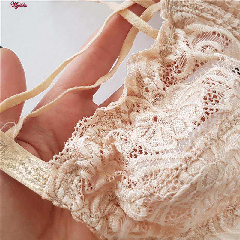 ست شورت و سوتین زنانه ماییلدا مدل فنردار هارنس کد 5165 رنگ کرم