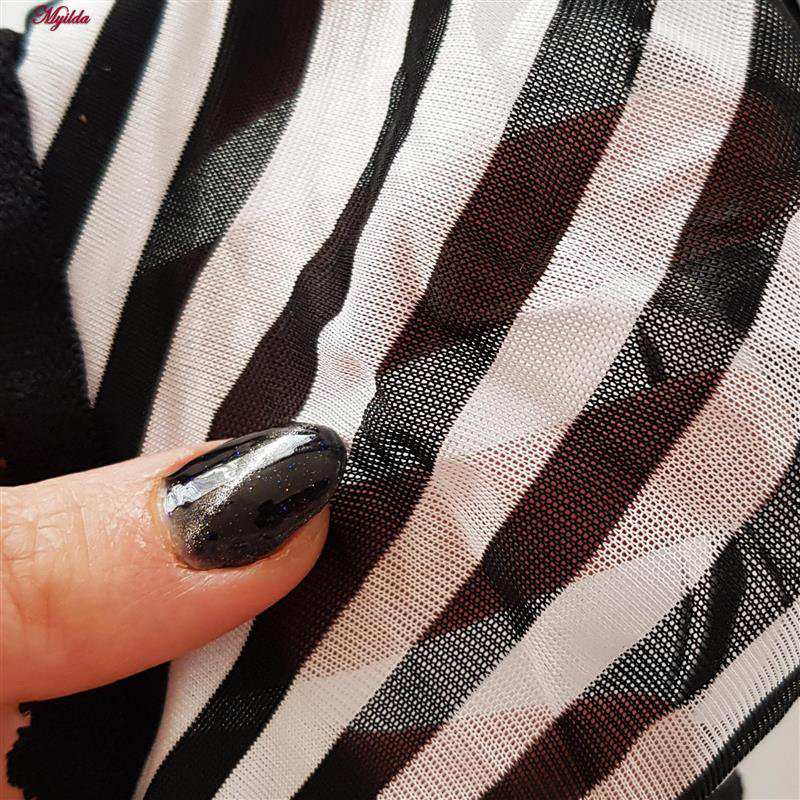 سوتین زنانه ماییلدا مدل پرسی راه راه بدون فنر کد 5046