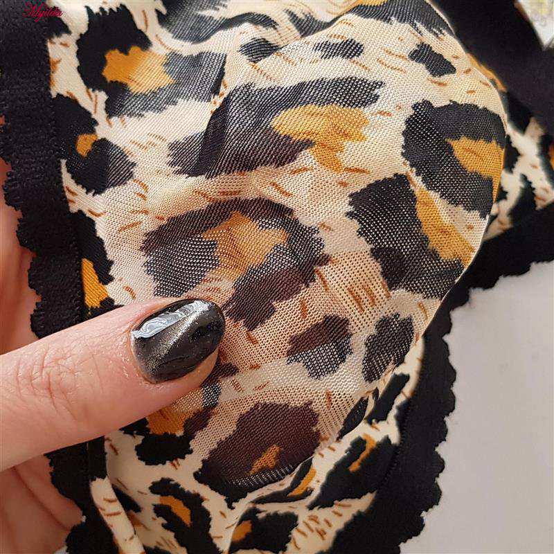 سوتین زنانه ماییلدا مدل پرسی پلنگی بدون فنر کد 5046