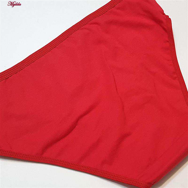 شورت زنانه ماییلدا مدل نخ پنبه پاپیون کد 5163 رنگ قرمز