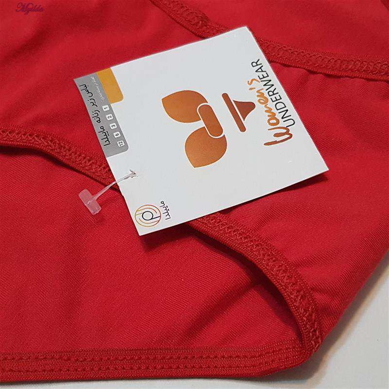 شورت زنانه ماییلدا مدل نخ پنبه پاپیون کد 5163 رنگ قرمز