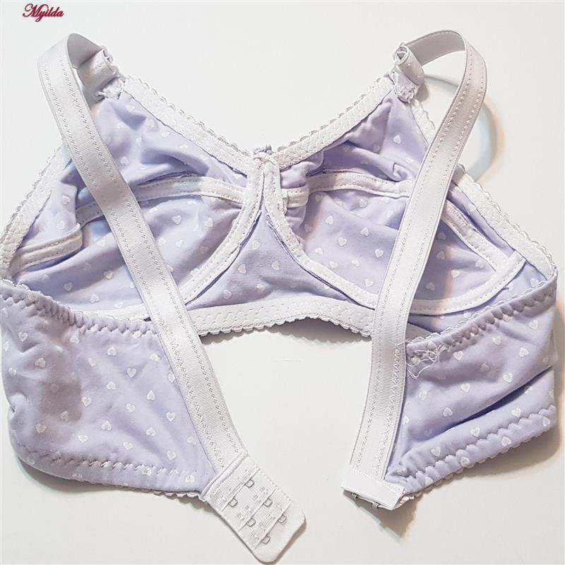 سوتین زنانه ماییلدا مدل بدون فنر کد 5039 رنگ یاسی