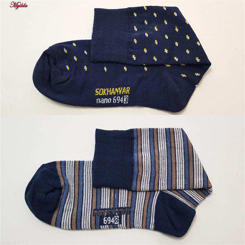 جوراب ساق بلند مردانه مدل 5183-694-2 بسته 2 عددی ماییلدا