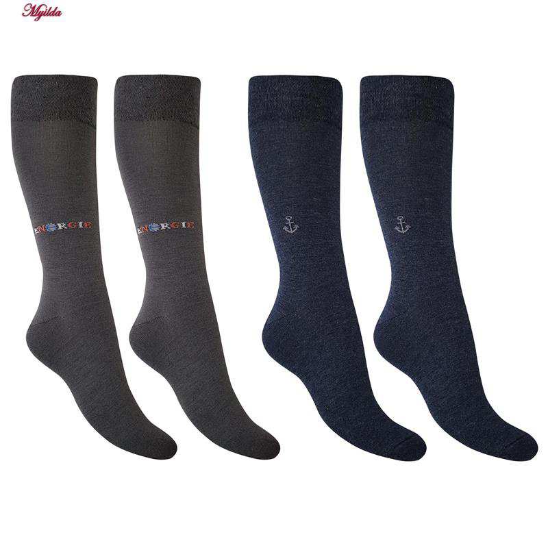 جوراب ساق بلند مردانه مدل پنبه ای ضیاکو کد 5182-4002-4 بسته 4 عددی ماییلدا
