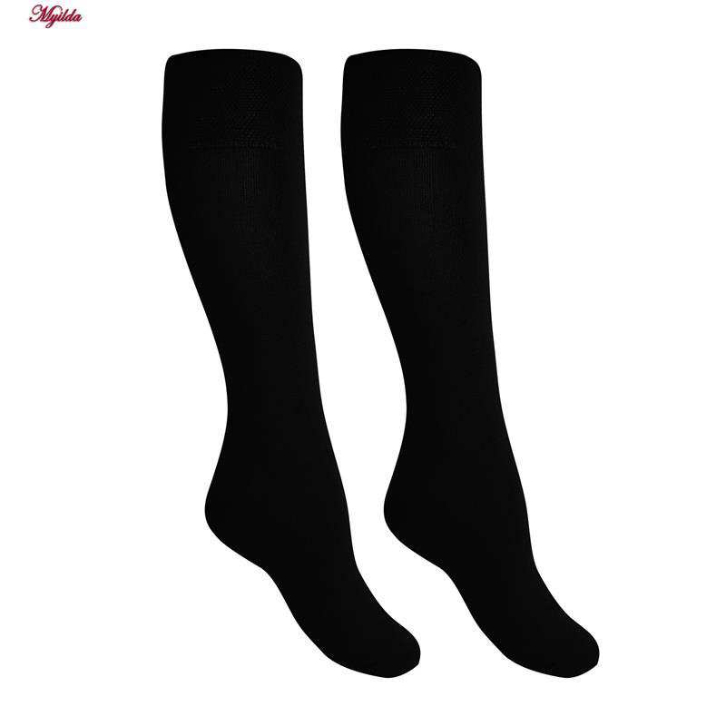 جوراب ساق بلند مردانه مدل پنبه ای مشکی ضیاکو کد 5180-118 ماییلدا