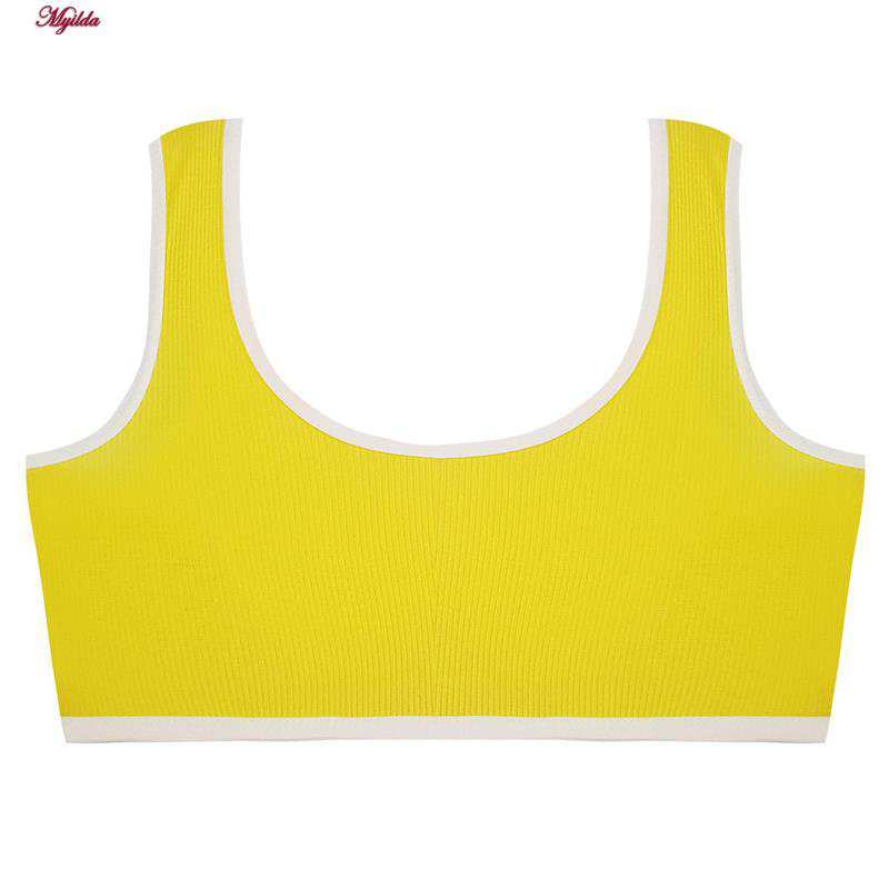 ست شورت و نیم تنه دخترانه خرگوش و جوجه مدل پددار زرد کد 5164-5 ماییلدا