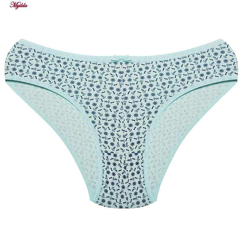 شورت زنانه پنبه ای مدل لنگر کشتی آبی فیتن فرخ زادی کد 5177-4 ماییلدا