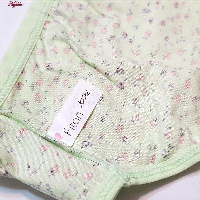 شورت زنانه پنبه ای مدل شکوفه بهاری سبز فیتن فرخ زادی کد 5177-3 ماییلدا