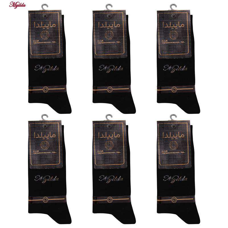 جوراب مردانه ماییلدا مدل 3633-201 بسته 6 عددی
