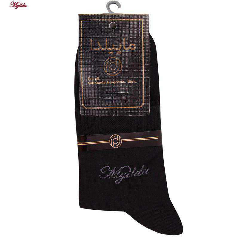 جوراب نیم ساق مردانه ماییلدا مدل 3630-182 بسته 12 عددی