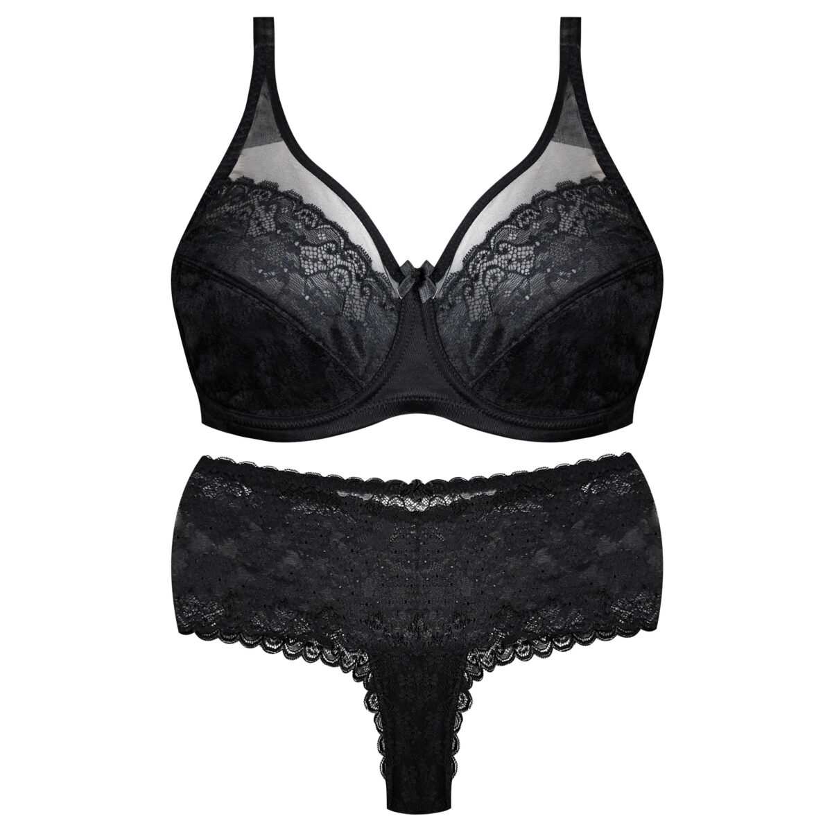 ست شورت و سوتین زنانه شاندرمن مدل Melissa مشکی کد 5080-2464-04 ماییلدا