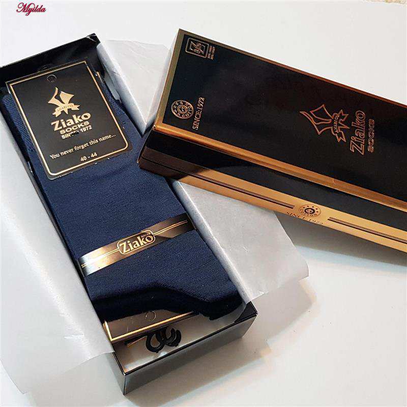 جوراب مردانه مدل پنبه ای جعبه دار بامبو ضیاکو کد 5199-961 بسته 6 عددی ماییلدا