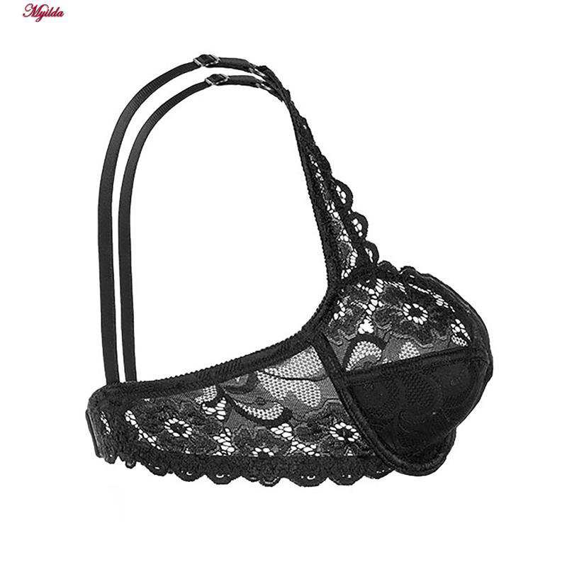 سوتین زنانه لین مدل فنردار کد 4680-415 رنگ مشکی ماییلدا