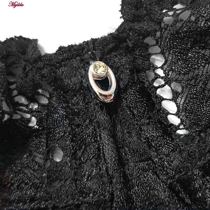 سوتین زنانه لین مدل فنردار کد 4680-415 رنگ مشکی ماییلدا