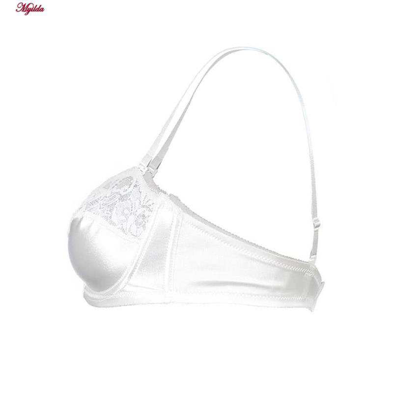 سوتین زنانه دکلته نیم تور سفید لین مدل 4680-418 ماییلدا