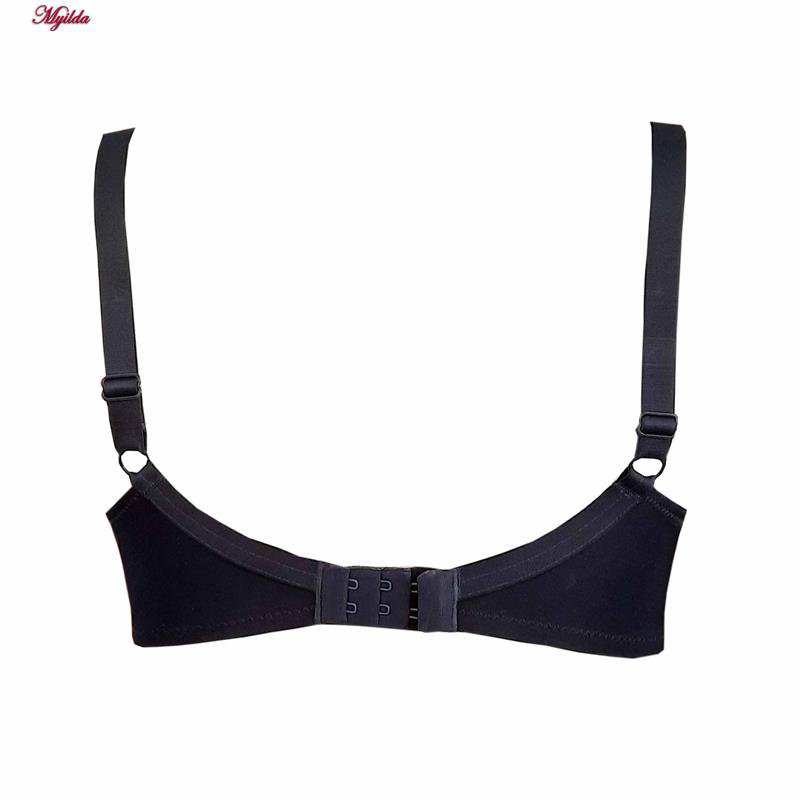 سوتین زنانه فرم دهنده سرمه ای اما کد 4921-3100 ماییلدا