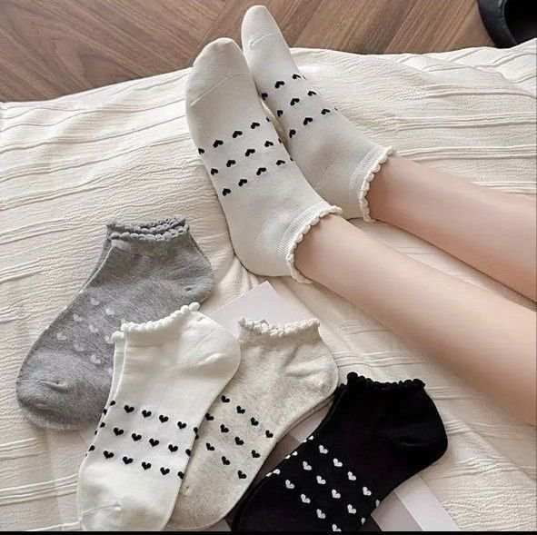 جوراب قلبی لب فر کد R-1634 ماییلدا