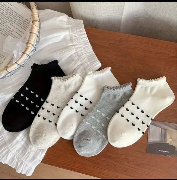 جوراب قلبی لب فر کد R-1634 ماییلدا