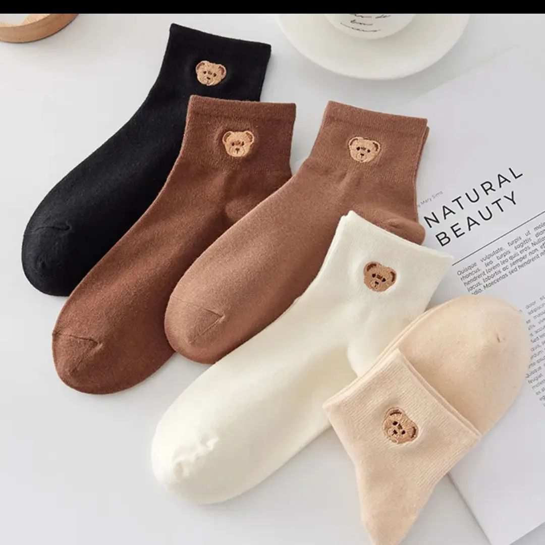 جوراب نیم ساق گلدوزی تدی r-1167 ماییلدا