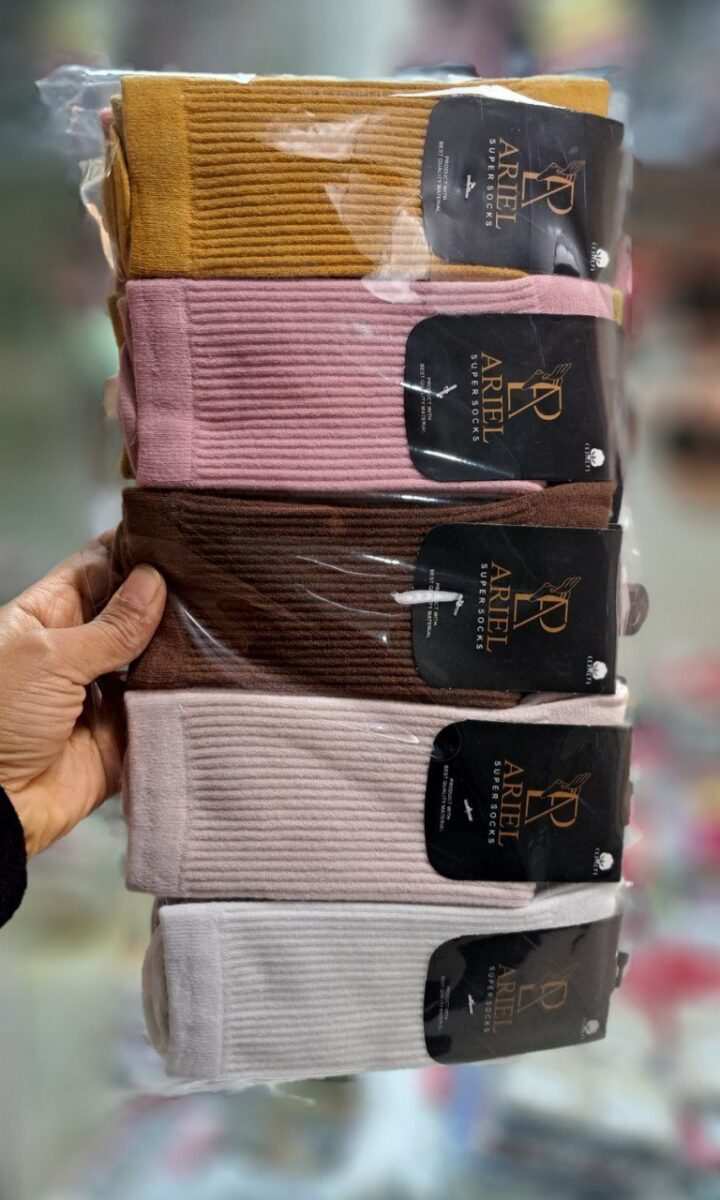 جوراب ساقدار کبریتی رنگی r-1370 ماییلدا